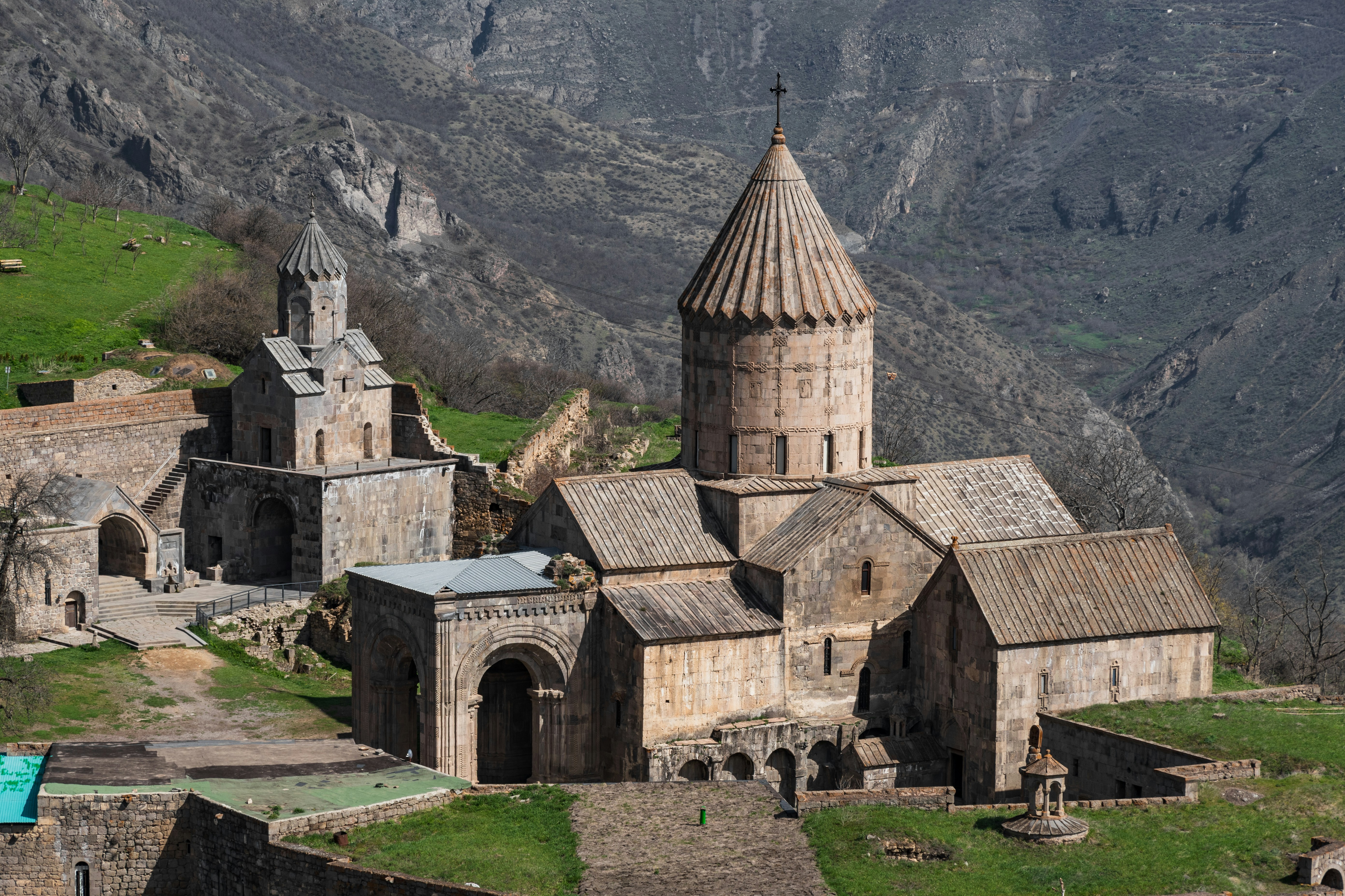 An ancient Armenian church in the highlands